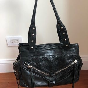 Botkier shoulder bag black leather satchel rare limited edition